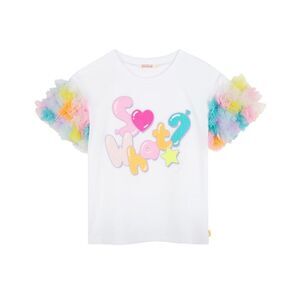 Billieblush Girls  Detailed T-Shirt, White